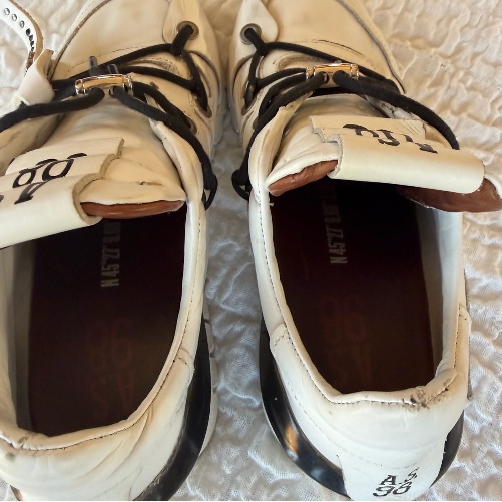 A.S.98 Denastar Leather Sneakers EU39/US8.5 - Picture 10 of 13